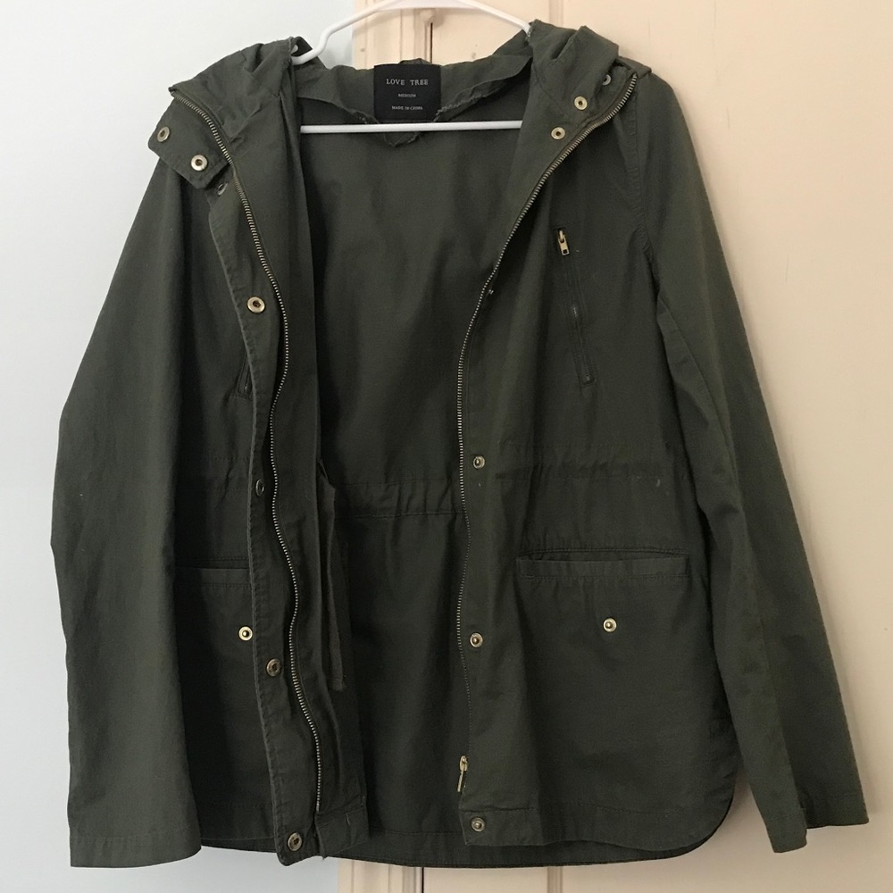 Army green jacket
